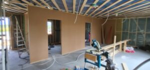 Elementmaja siseseinte paigaldus