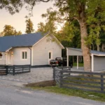 Kaasaegne elementmaja LTL120 Vihterpalus – ühekorruseline A-energiaklassi pereelamu