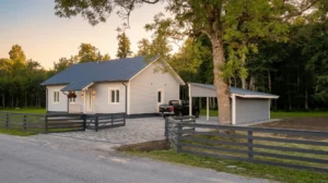 Kaasaegne elementmaja LTL120 Vihterpalus – ühekorruseline A-energiaklassi pereelamu