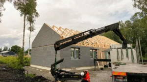 Elementmaja paigaldus objektil – seinaelementide ja konstruktsiooni ehitus