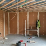 Elementmaja siseseinte pahteldamine enne lõppviimistlust