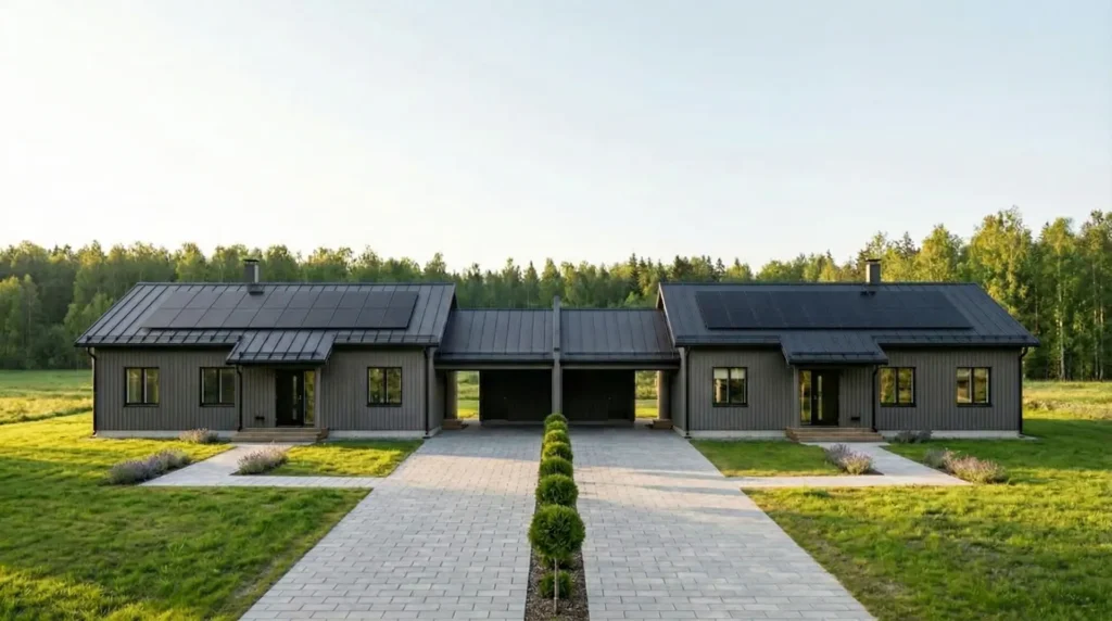 Põldmarja Kodud paarismaja LTL Houses arendusprojekt